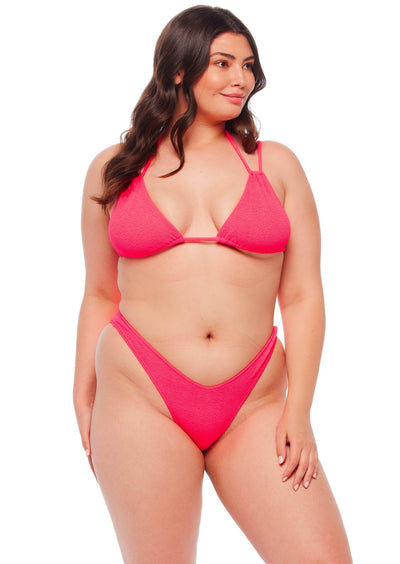 Amsterdam Top - Zinnia Pink - Swim Top | JMP The Label