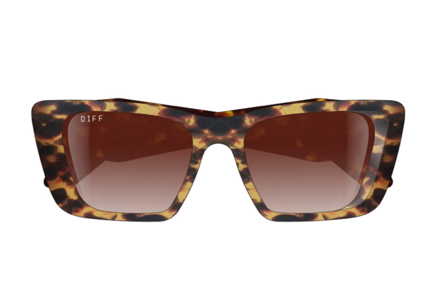 Aura Sunglasses - Tortoise and Brown Gradient - Sunglasses | JMP The Label