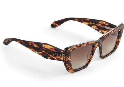 Aura Sunglasses - Tortoise and Brown Gradient - Sunglasses | JMP The Label