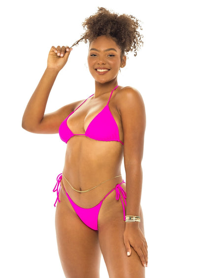 Bali Tie Side Bikini Bottom - Passion - Swim Bottom | JMP The Label