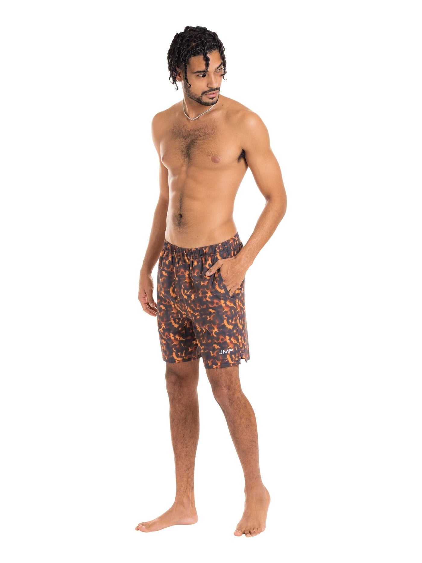 Barbados Men's Swim Trunk - Tortuga Print - Mens Swim - JMP The Label