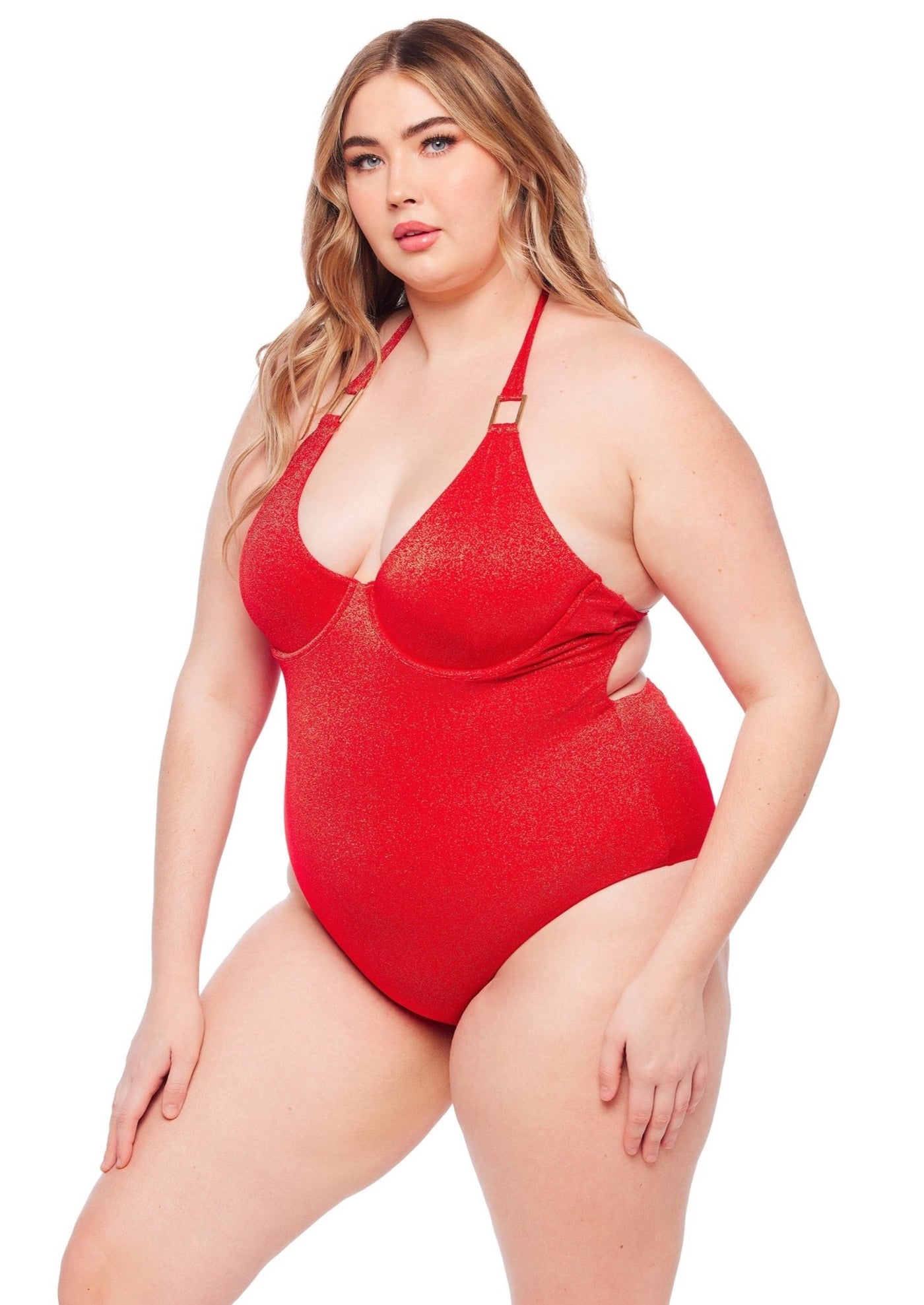 Bora Bora Underwire One Piece - Blaze Lurex - Swim One Piece | JMP The Label