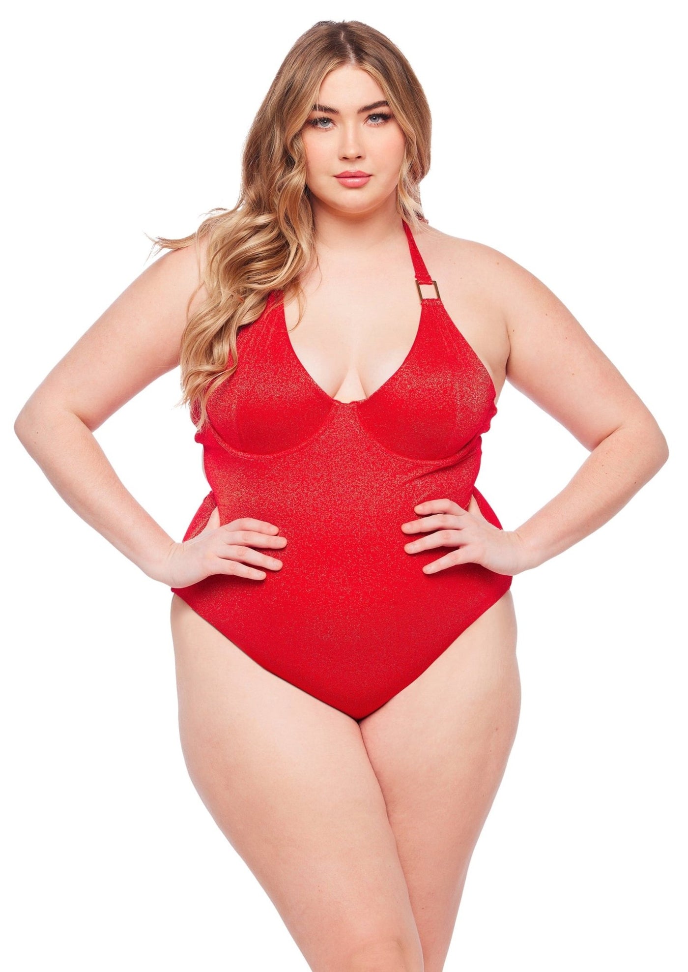 Bora Bora Underwire One Piece - Blaze Lurex - Swim One Piece | JMP The Label