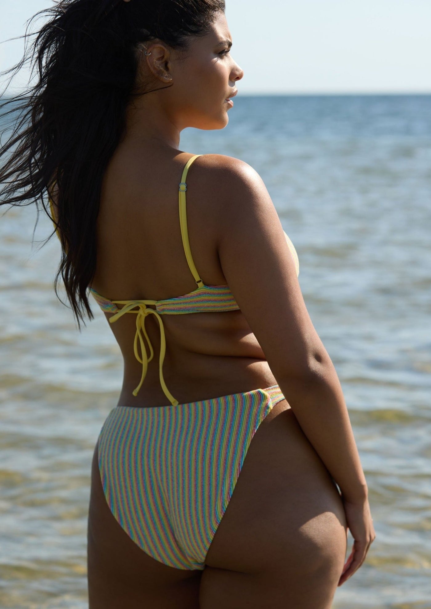 Brisbane Bottom - Parade Stripe - Swim Bottom | JMP The Label