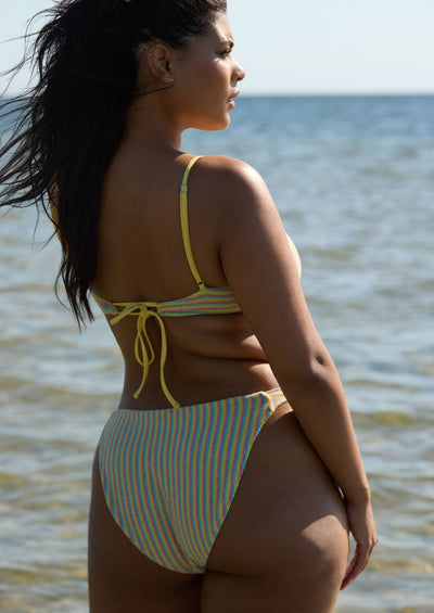 Brisbane Bottom - Parade Stripe - Swim Bottom | JMP The Label