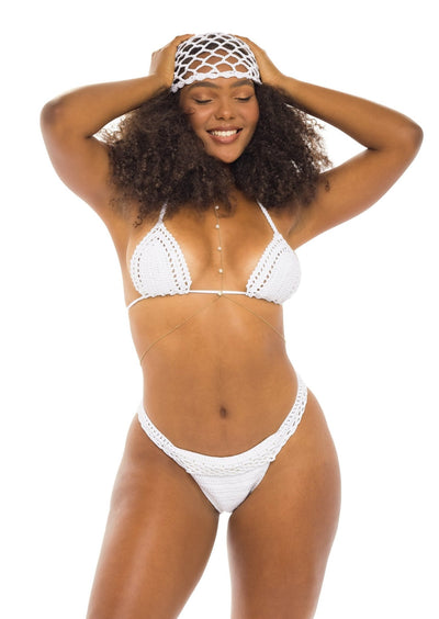 Cabo Top - Pearl White - Swim Top | JMP The Label