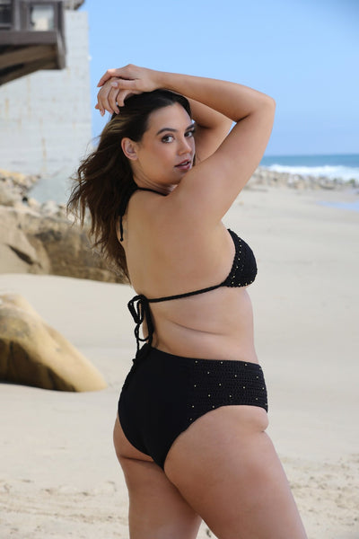Cancun Bottom - Midnight Black - Swim Bottom | JMP The Label