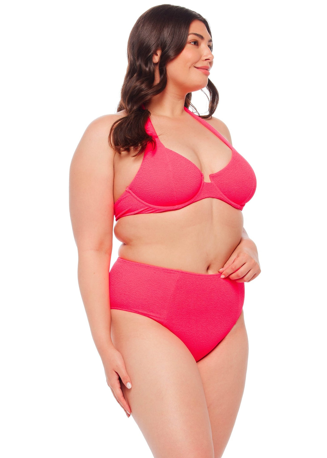 Cardiff Balconette Underwire Bikini Top - Zinnia Pink - JMP The Label