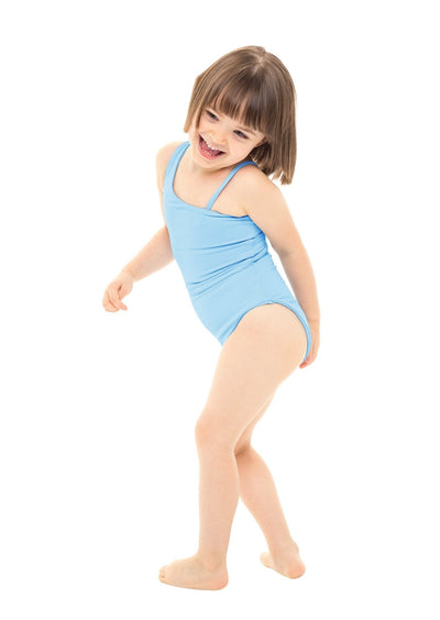 Dalli One Shoulder Girls One Piece Swimsuit - Marine Blue - Kids Swim - JMP The Label