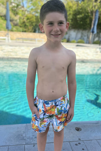 Indy Boys Trunk - Tropica - Kids Swim | JMP The Label
