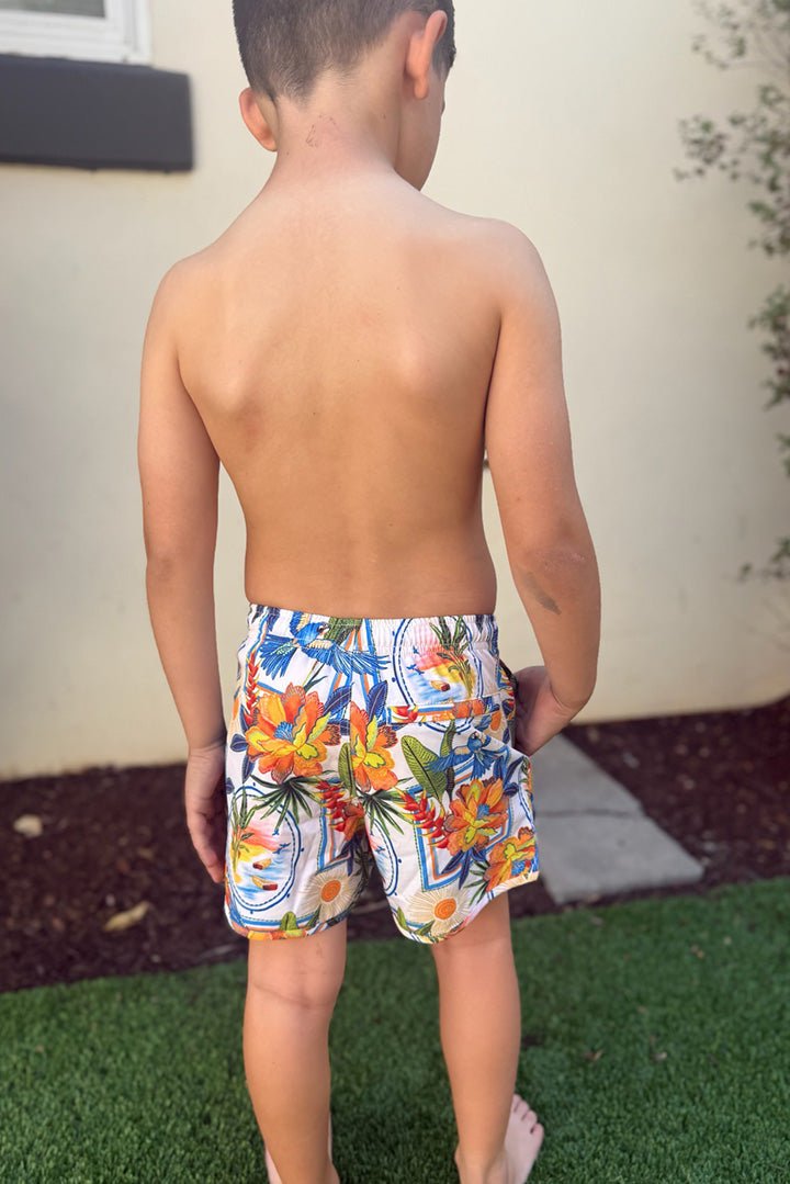 Indy Boys Trunk - Tropica - Kids Swim | JMP The Label