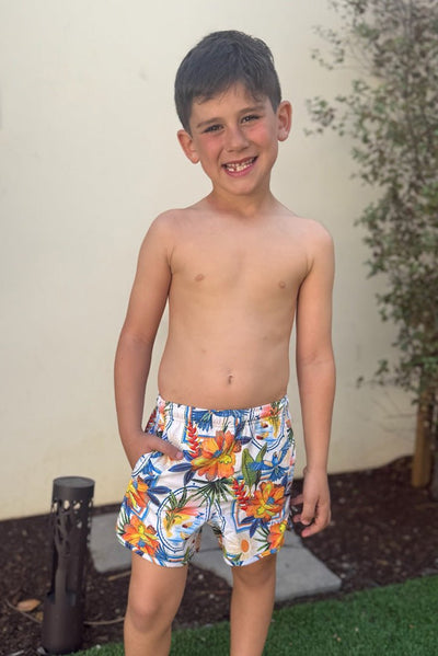 Indy Boys Trunk - Tropica - Kids Swim | JMP The Label