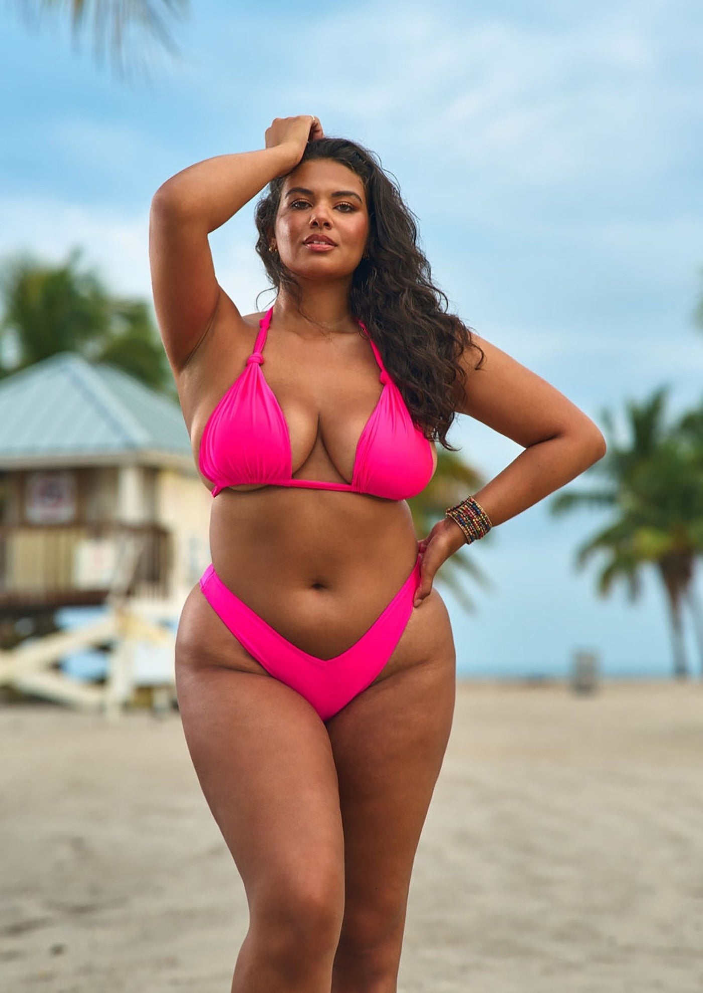 Lagos Top - Pink Shine - Swim Top | JMP The Label