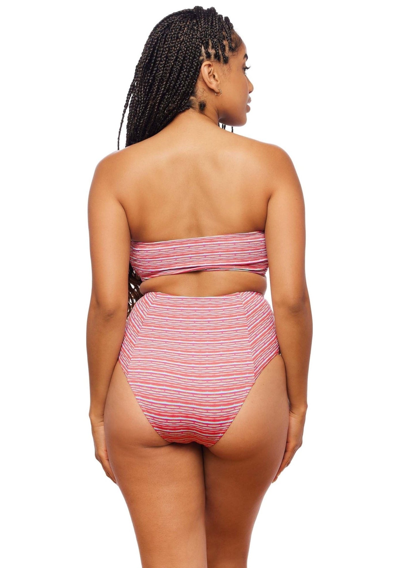 Laguna High Waist Bikini Bottom - Fiesta - Swim Bottom | JMP The Label
