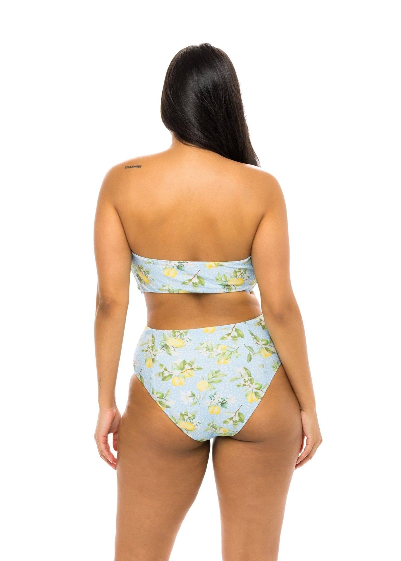 Laguna High Waist Bikini Bottom - Main Squeeze Print - Swim Bottom - JMP The Label