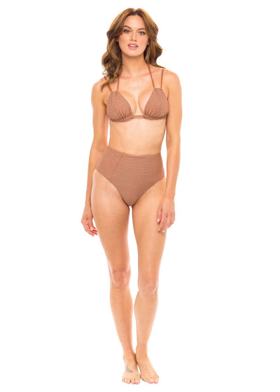 Laguna High Waist Bikini Bottom - Sienna - Swim Bottom | JMP The Label