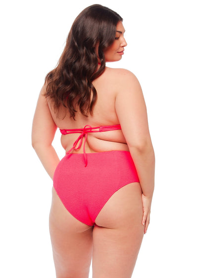 Laguna High Waist Bikini Bottom - Zinnia Pink - Swim Bottom | JMP The Label