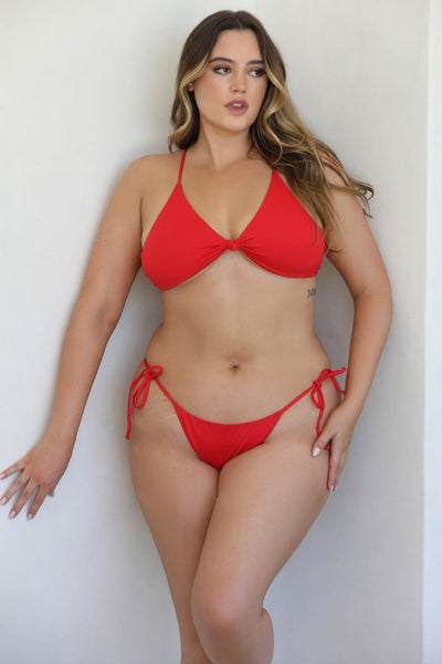 Leon Top - Red - Swim Top | JMP The Label