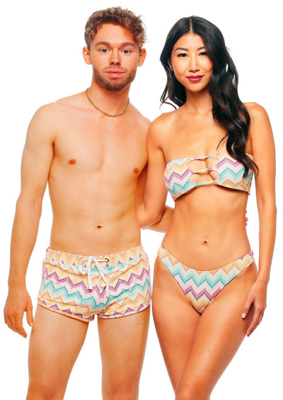 Lima Unisex Dolphin Short - Kaleidoscope - Shorts | JMP The Label