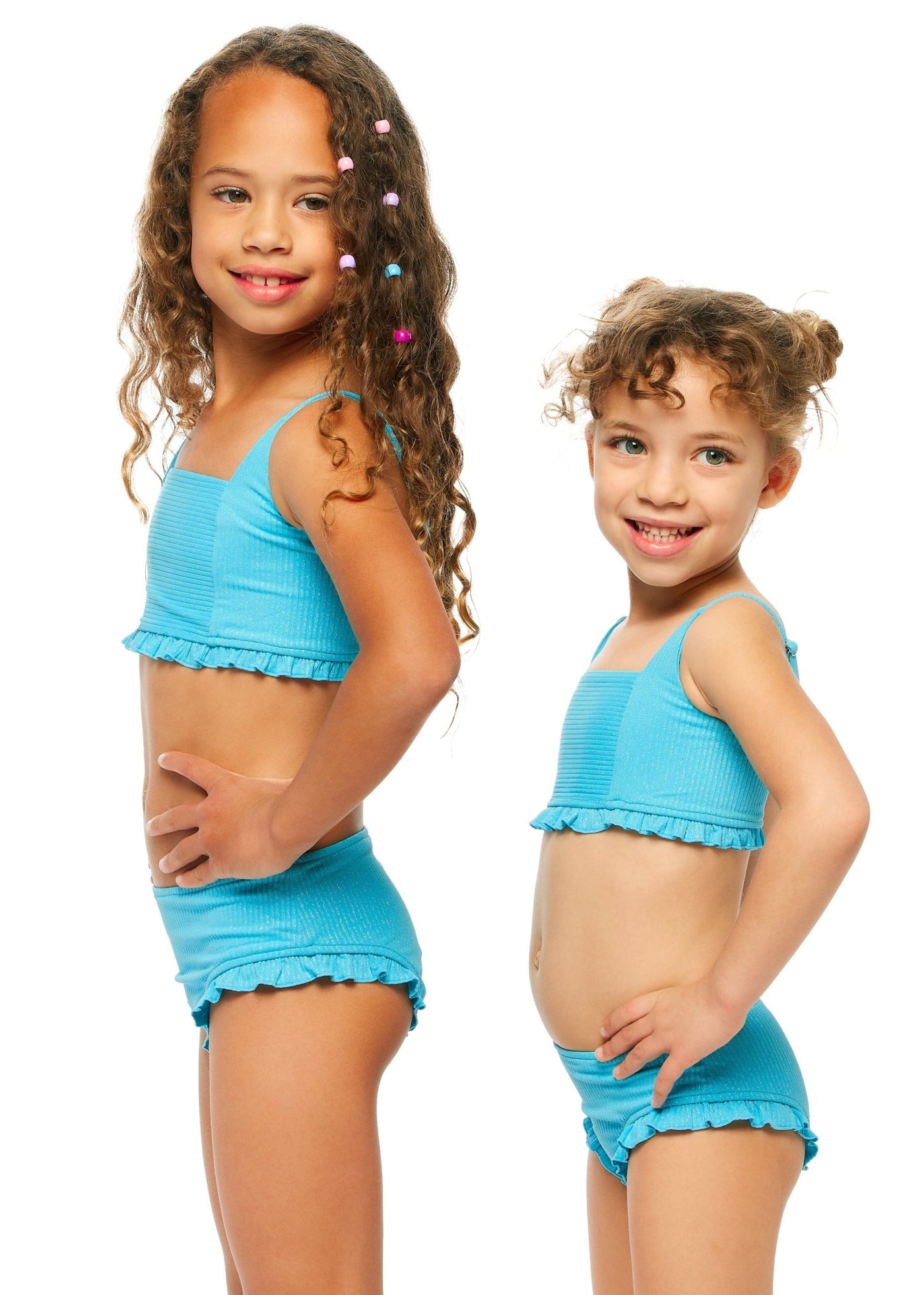 Mini Zuma Girls Bikini Set - Bluebell Blue - Kids Swim | JMP The Label