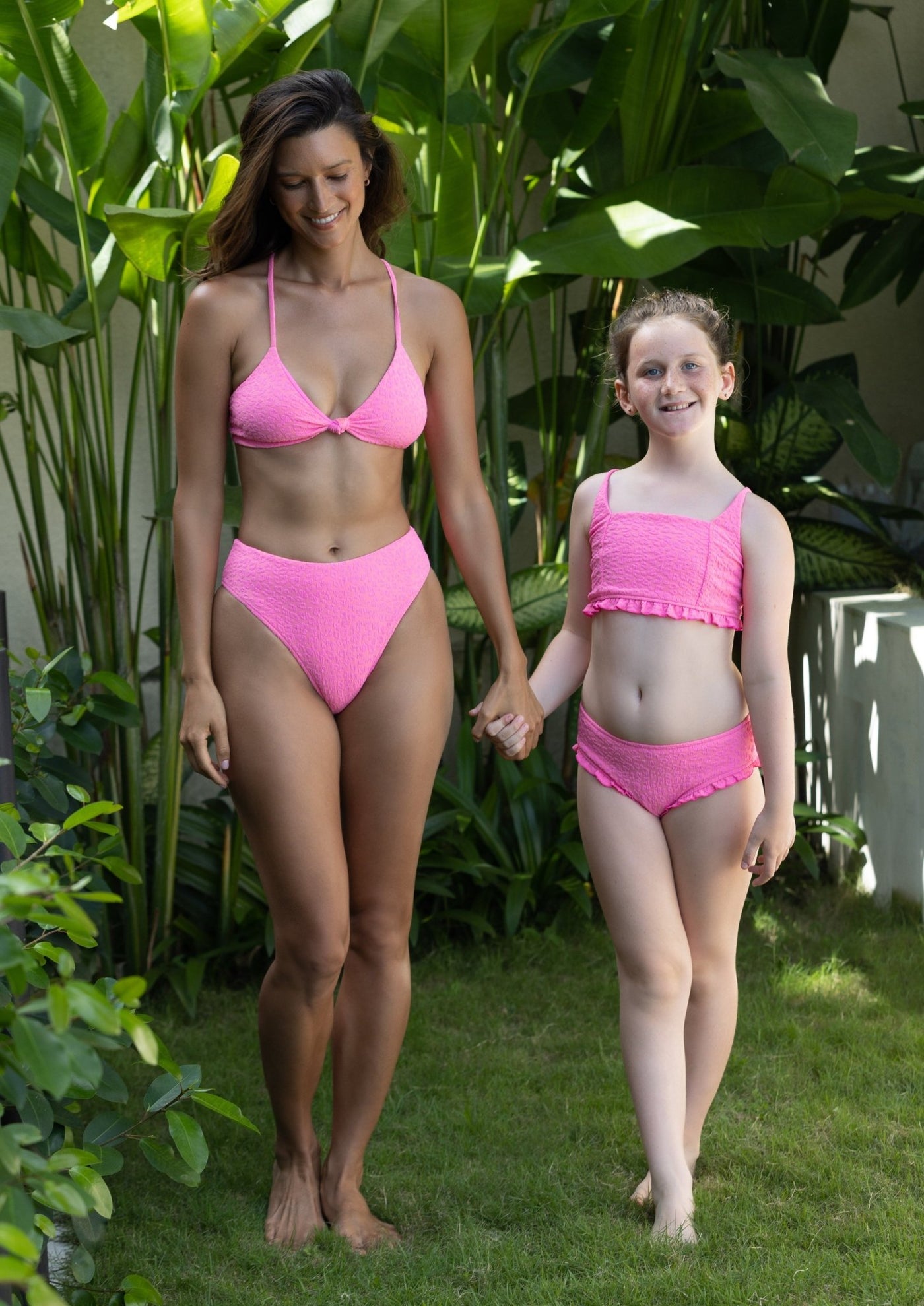 Mini Zuma Girls Bikini Set - Pink Leopard - Kids Swim | JMP The Label