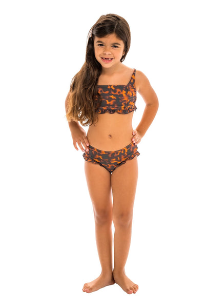 Mini Zuma Girls Bikini Set - Tortuga - Kids Swim | JMP The Label