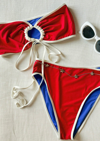 Monaco Bottom - Americana - Swim Bottom | JMP The Label