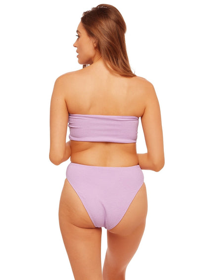 Monaco High Waist Cheeky Bikini Bottom - Cosmic Lilac - Swim Bottom - JMP The Label