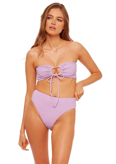 Monaco High Waist Cheeky Bikini Bottom - Cosmic Lilac - Swim Bottom - JMP The Label