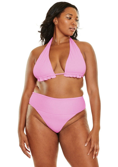Monterey Full Coverage Bikini Bottom - Blushing Pink - Swim Bottom | JMP The Label