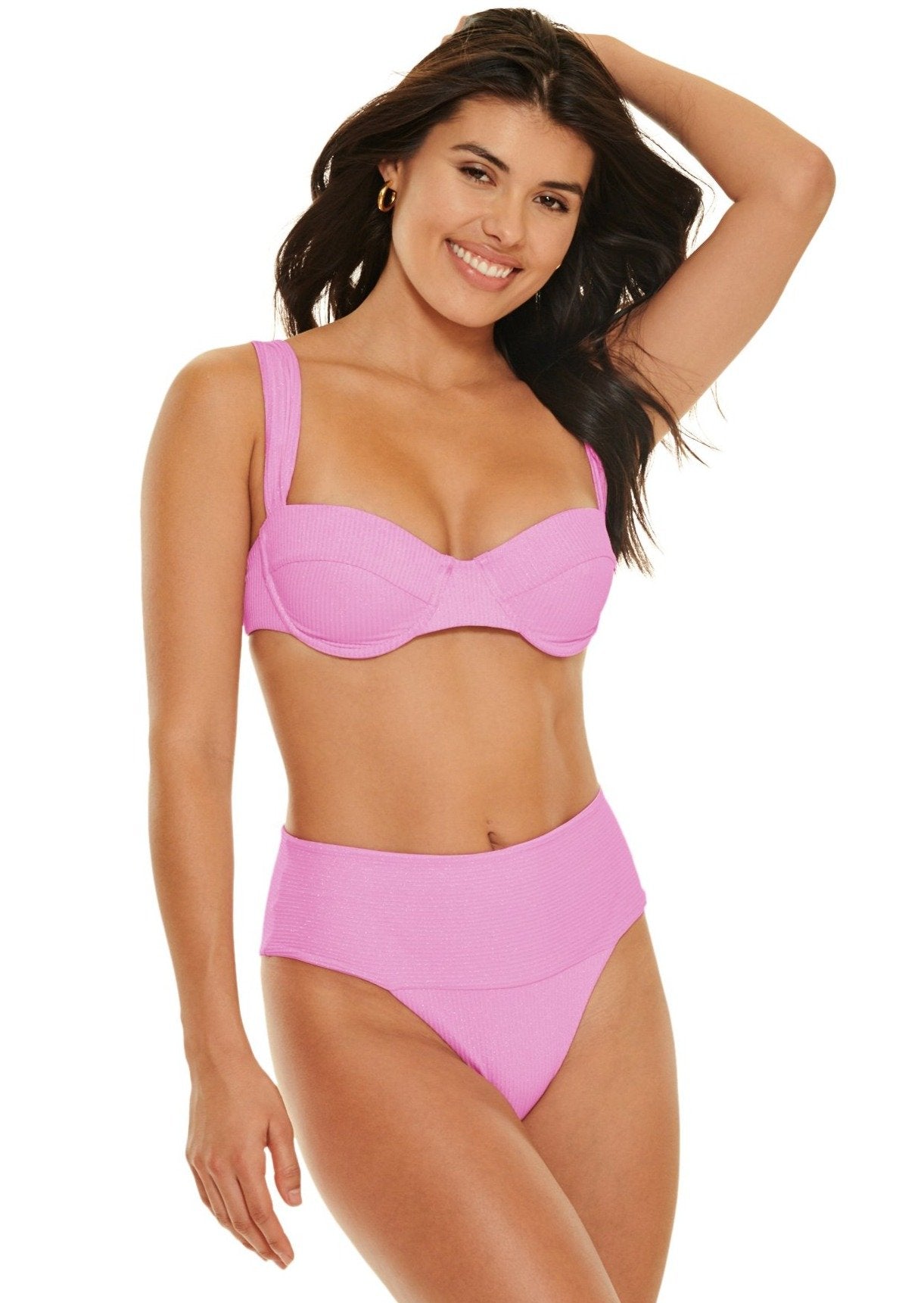 Monterey Full Coverage Bikini Bottom - Blushing Pink - Swim Bottom - JMP The Label