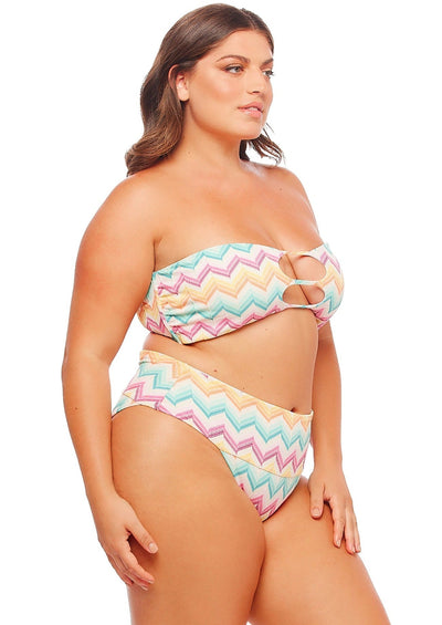 Monterey Full Coverage Bikini Bottom - Kaleidoscope - Swim Bottom | JMP The Label