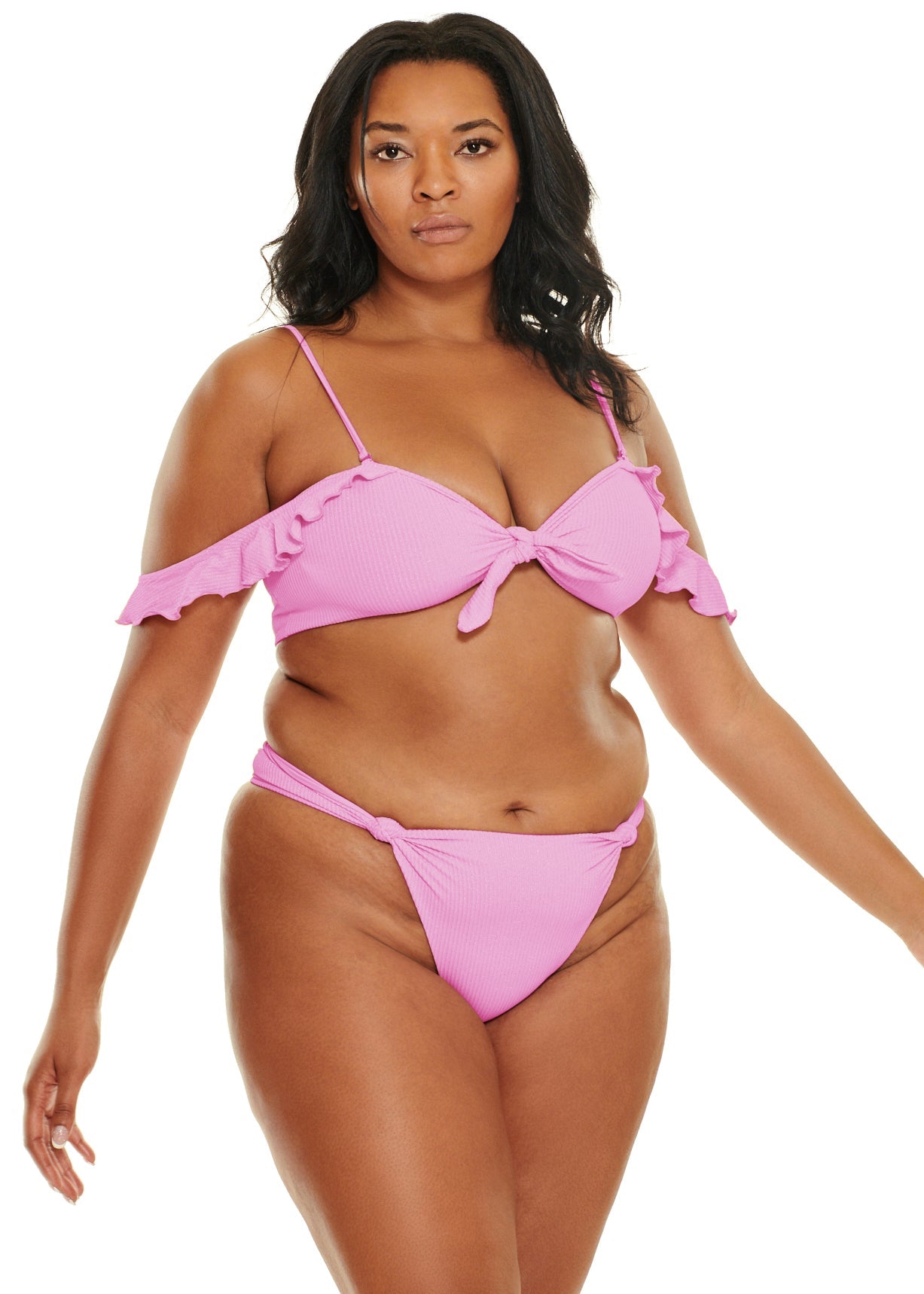 Napa Knotted Cheeky Bikini Bottom - Blushing Pink - Swim Bottom - JMP The Label