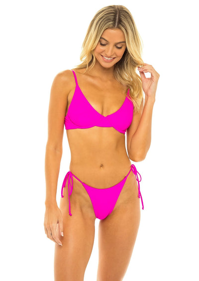 Newport Underwire Bikini Top - Passion Pink - Swim Top - JMP The Label