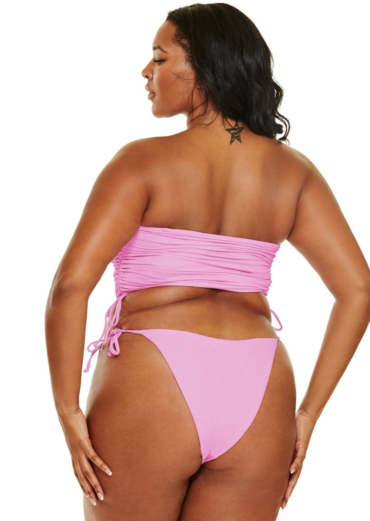 Portland Longline Tube Bikini Top - Blushing Pink - Swim Top | JMP The Label