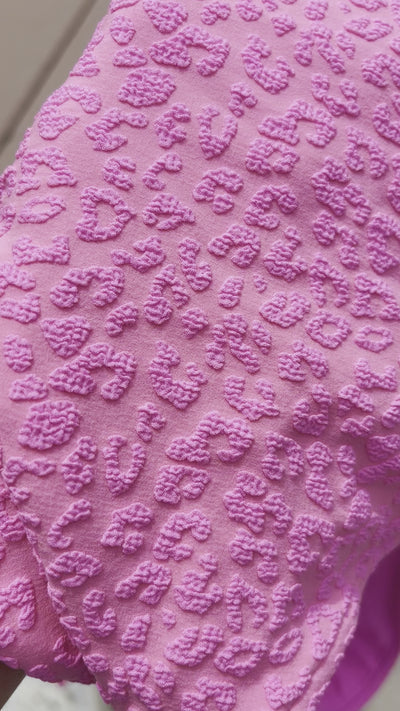 Madrid Bottom - Pink Leopard