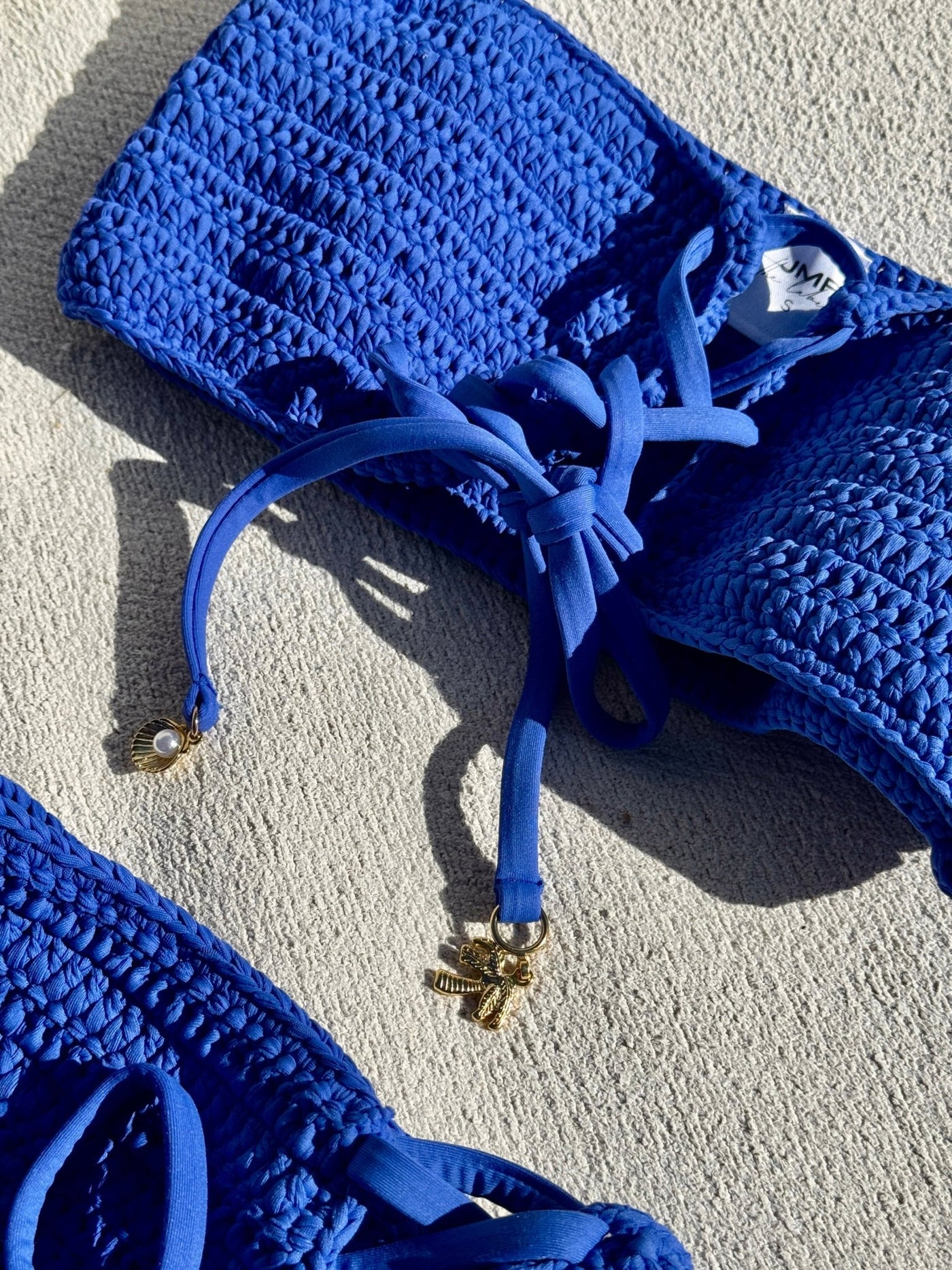 Punta Mita Top - Cobalt Crochet - Swim Top | JMP The Label