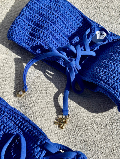 Punta Mita Top - Cobalt Crochet - Swim Top | JMP The Label