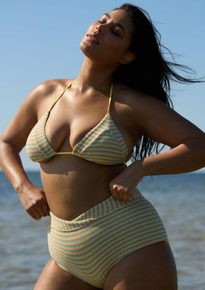 Rosarito Top - Parade Stripe - Swim Top | JMP The Label