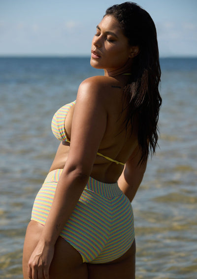 Rosarito Top - Parade Stripe - Swim Top | JMP The Label