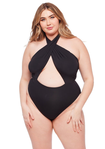 Santorini One Piece - Black - Swim One Piece | JMP The Label