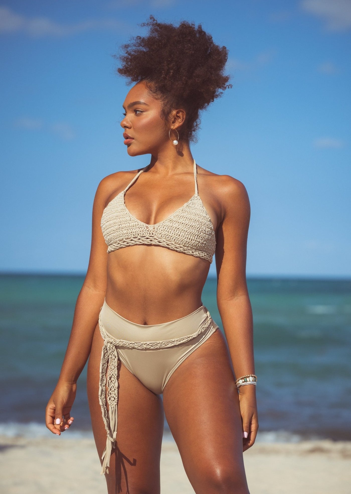Havana Ultra High Rise Bikini Bottom - Sustainable Swimwear