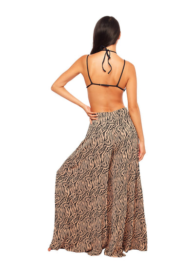 Tie Tube Top and Pant Set Animal Print - Matching Sets | JMP The Label