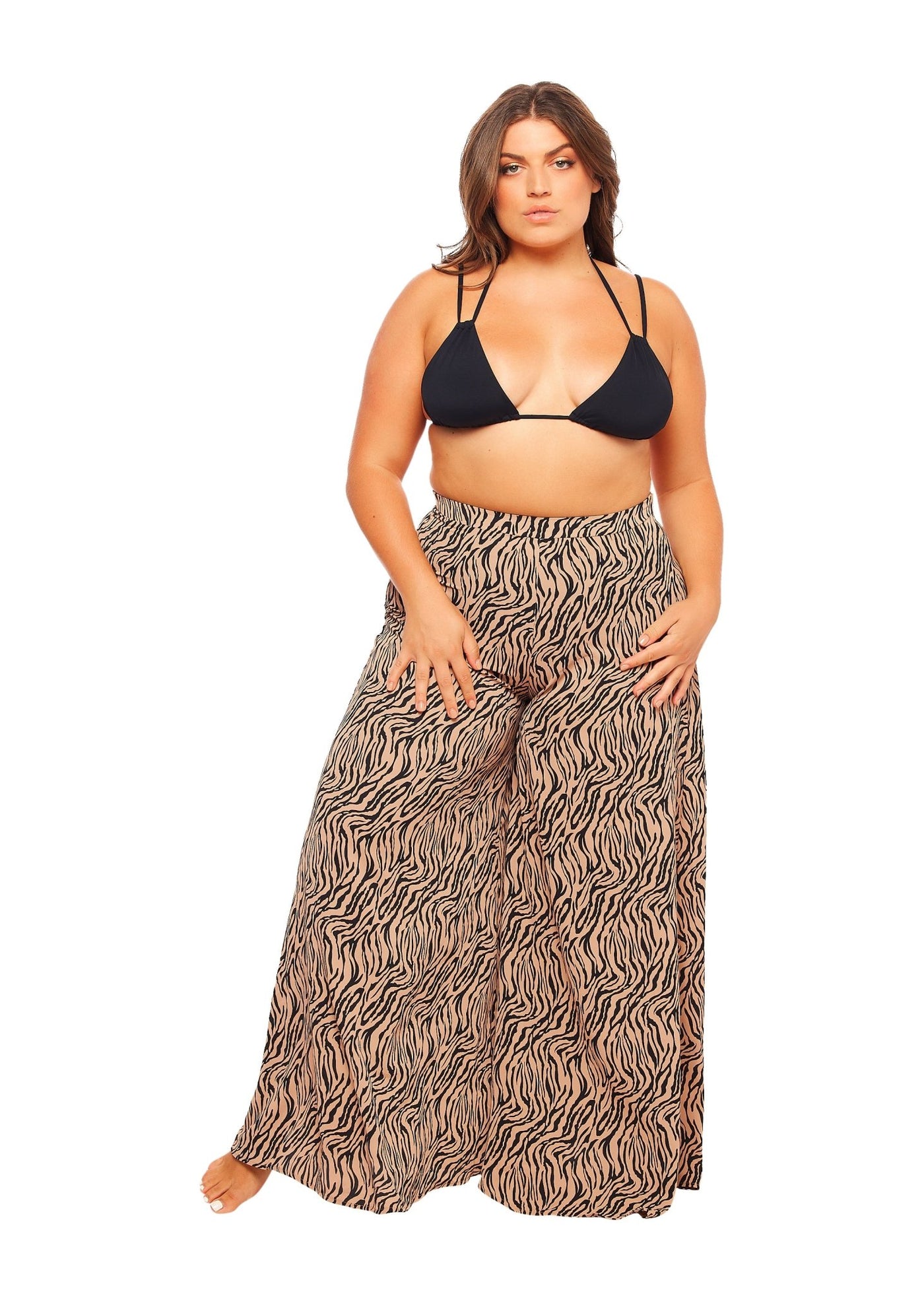 Tie Tube Top and Pant Set Animal Print - Matching Sets - JMP The Label