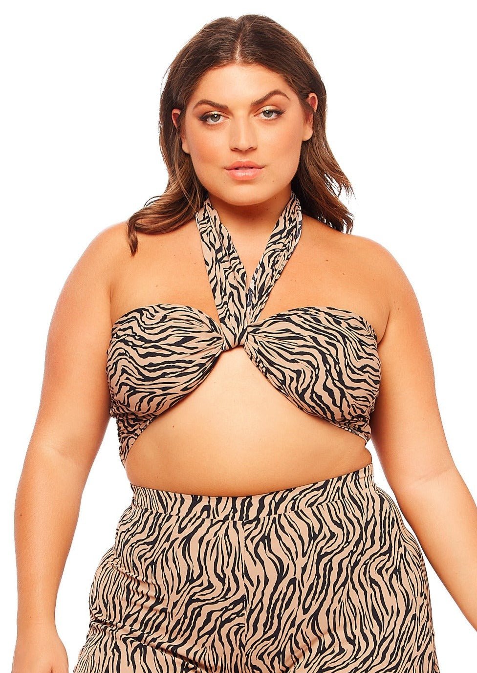 Tie Tube Top and Pant Set Animal Print - Matching Sets | JMP The Label
