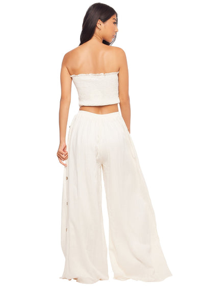 Tube Top and Pant Set Off White - Matching Sets - JMP The Label