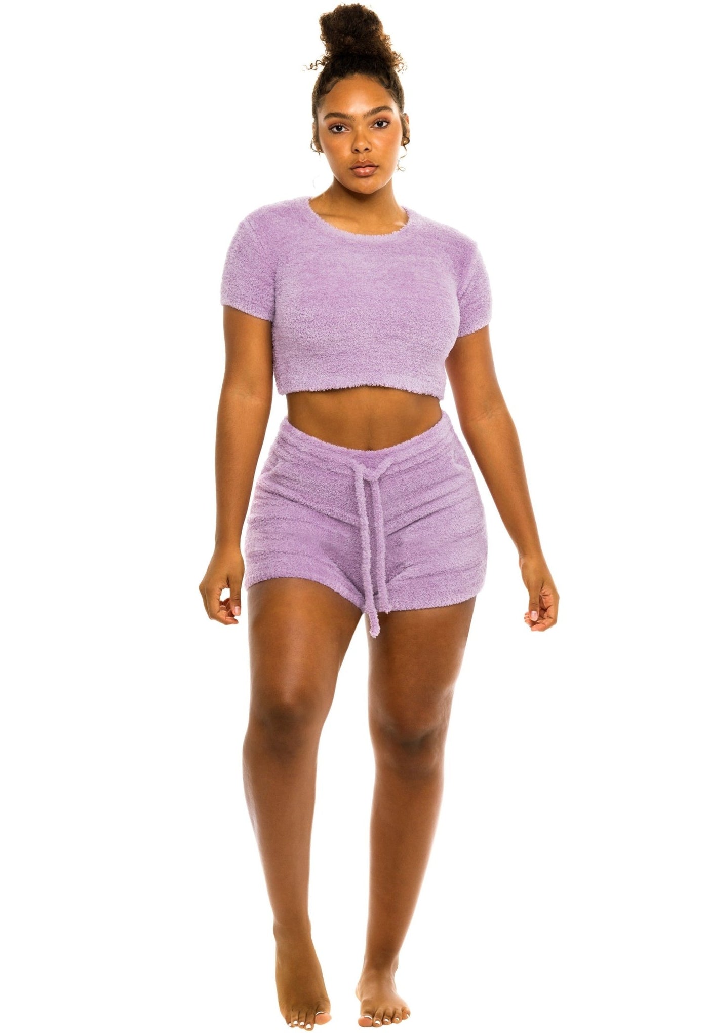 Unwind Crop Top Lavender - Tops | JMP The Label