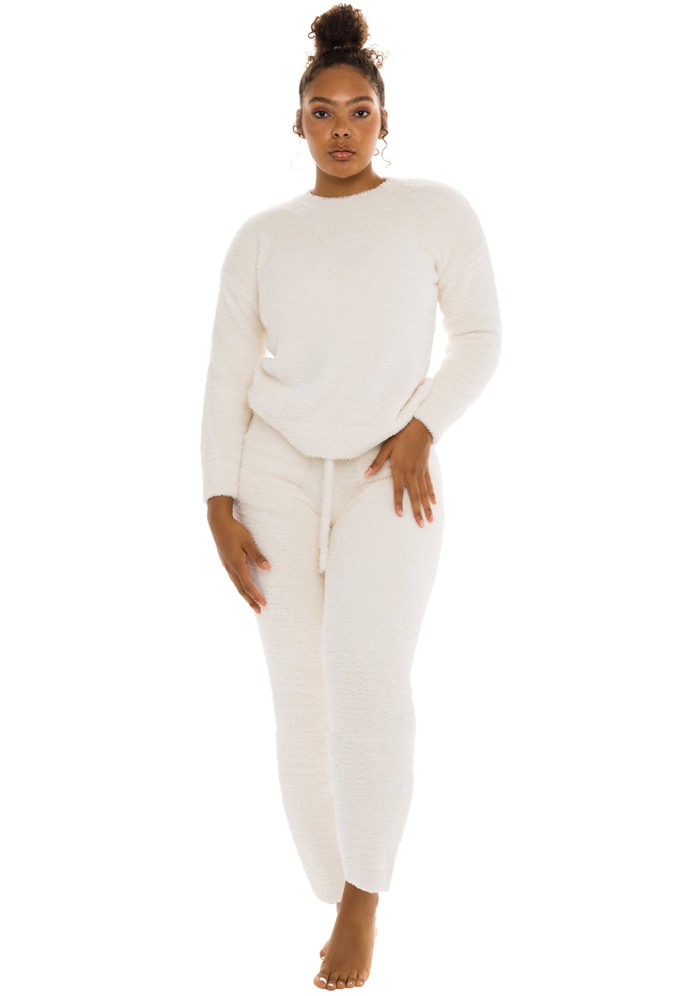 Unwind Pullover Ivory - Tops | JMP The Label