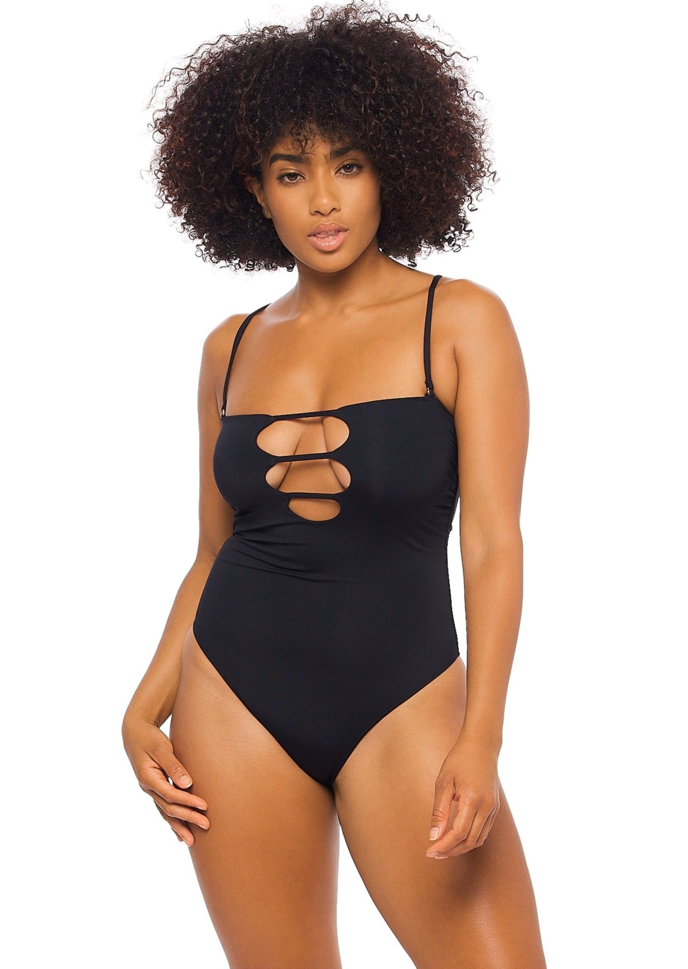 Vegas Strappy Cut Out One Piece Swimsuit - Black - Swim One Piece - JMP The Label