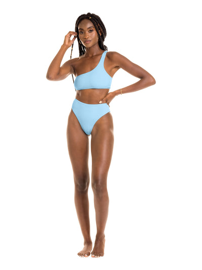 Dallas One Shoulder Bikini Top - Marine Blue